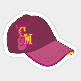 music cap Sticker